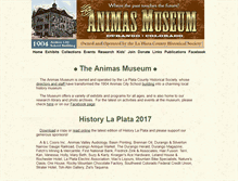 Tablet Screenshot of animasmuseum.org